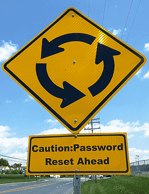 Password reset ahead!